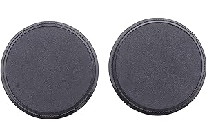 Lens Cover Cap,2Pcs Camera Rear Lens L Mount Protective Rear Lens Cover Accessory for SL T Cameras