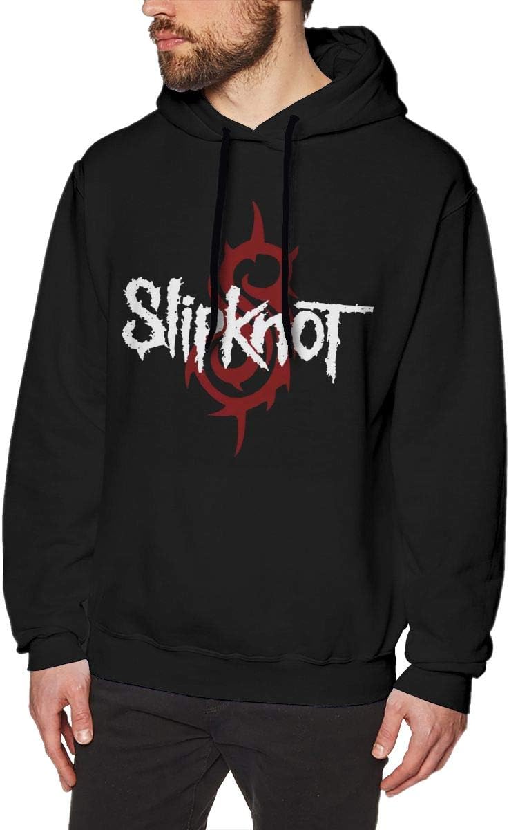 Slipknot Logo Mens Long Sleeve Sweatshirts Men's Hoodies Black