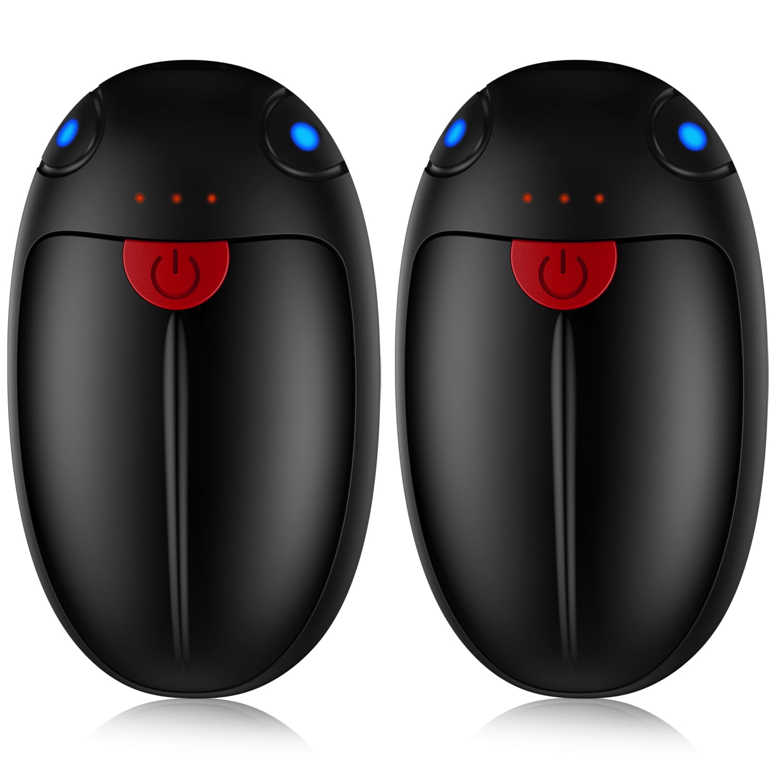 Hand Warmers Rechargeable, 2 Pack Portable Pocket Hand Warmers, 20Hrs Long Heating Double Warm Electric Handwarmers, Reusable Heater for Outdoors, Camping, Hunting, Golf, Fishing