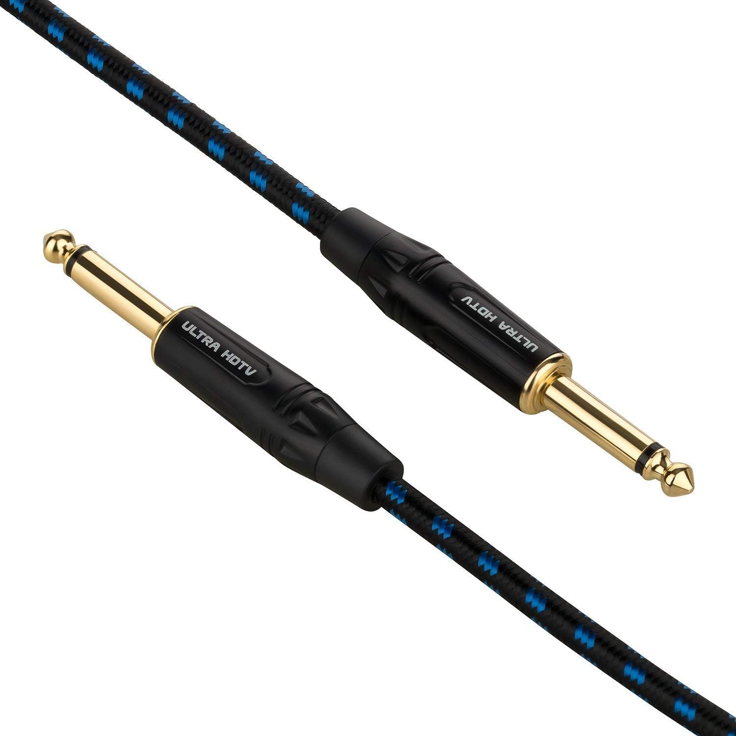 Ultra HDTV premium audio cable, 3.5 mm aux to 3.5 mm aux audio cable with metal adapters, black, 5 Metro - Image 3