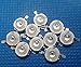 Led World 10 PCS 3W Red High Power LED Diodes Light Emitter 620-630NM NO 20mm Star Base