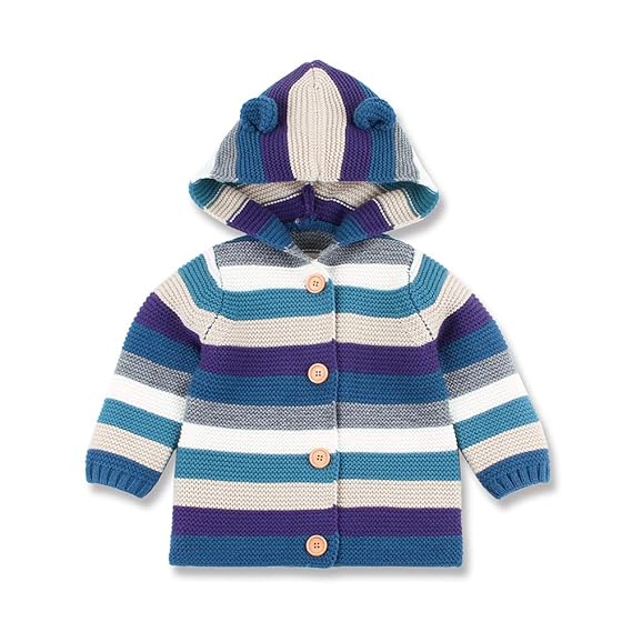 striped baby sweater