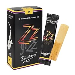 Vandoren SR412 Alto Sax ZZ Reeds Strength 2; Box of