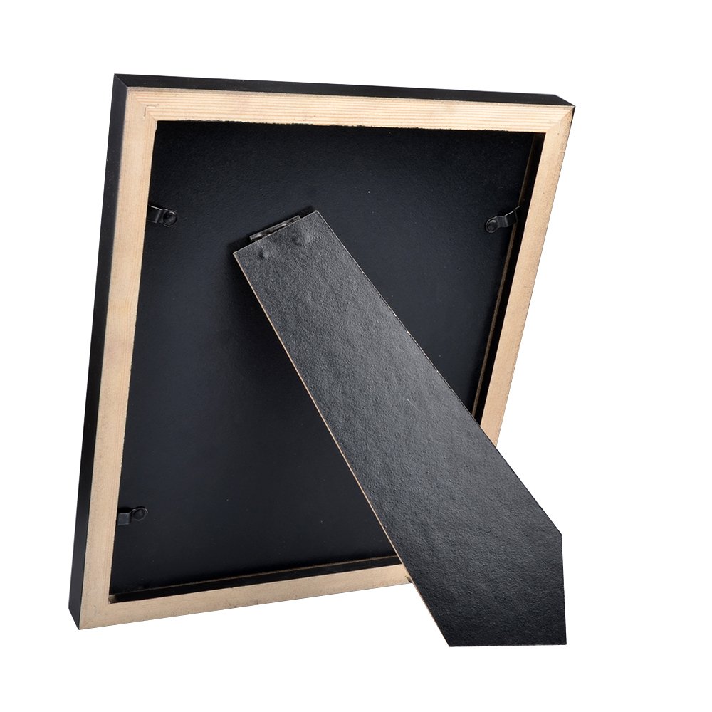 10x10 Picture Frame,Alotpower Black Desktop Frame with Clear Plexiglass Front Display 4 Photos 4x4 Inch with Mat