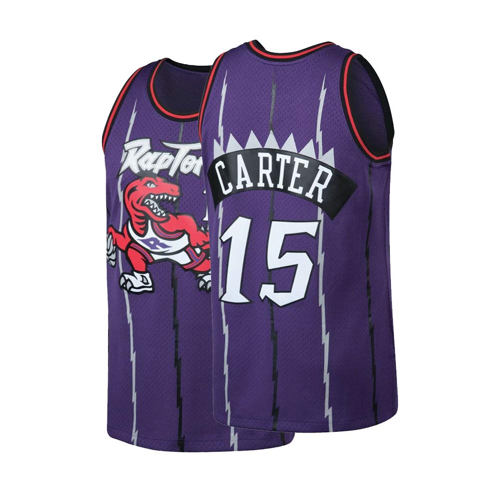 Mens Carter Jersey 15 Basketball VC Hardwood Classic Adult Toronto
