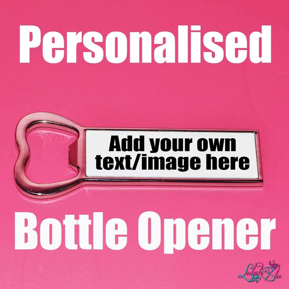 LULAH BLU Personalised Bottle Opener | Customised Bottle Opener | Custom Bar ware | Bar Gifts