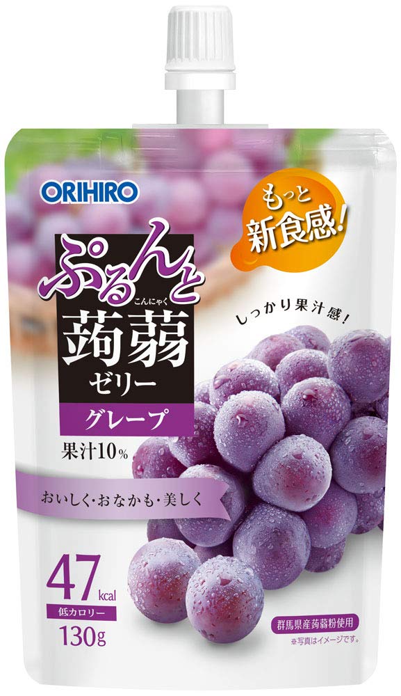 ORIHIRO(オリヒロ) オリヒロ ぷるんと蒟蒻ゼリー 低カロリー グレープ 130g×8個商品画像