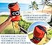 Double Camping Hammock- Best Lightweight & Portable Two Person Hammock Set –Aluminum Wiregate Carabiners, 2- 16 Loop Tree Straps & Compression Strap- Holds 500 LBS -Ideal for Travel- Orange Middle
