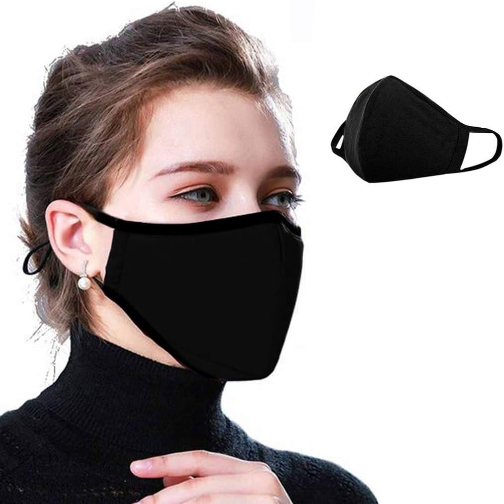 Veodhekai Anti Dust Ride Haze Pollution Respirator Washable Reuse Black
