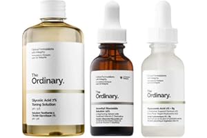 The Ordinary Face Serum Set! Ascorbic Acid 8%+Alpha Arbutin 2%! Hyaluronic Acid 2%+B5! Glycolic Acid 7% Toning Solution! Help Fight Visible Blemishes And Improved Skin Radiance!
