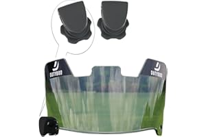 DUTYBOD Football Visor Football Shield, Clear Football Visors for Helmet Scratch-Resistant, Fits Adult & Youth Football Helmets