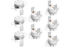 Aopin Thermal Control Switch KSD301 Normally Closed NC 85 Degrees 250V 16A Toast Oven Thermostat Temperature Switch-Degree 8Pcs