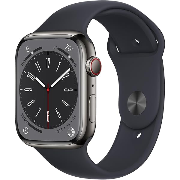 Amazon.com: Apple Watch Series 7 GPS + Cellular, 45mm Graphite