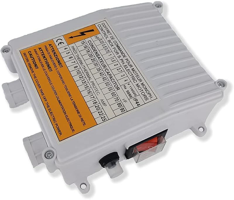 ZYIY Deep Well Pump Control Box 1.5kw 2HP Submersible Water Pump Starter