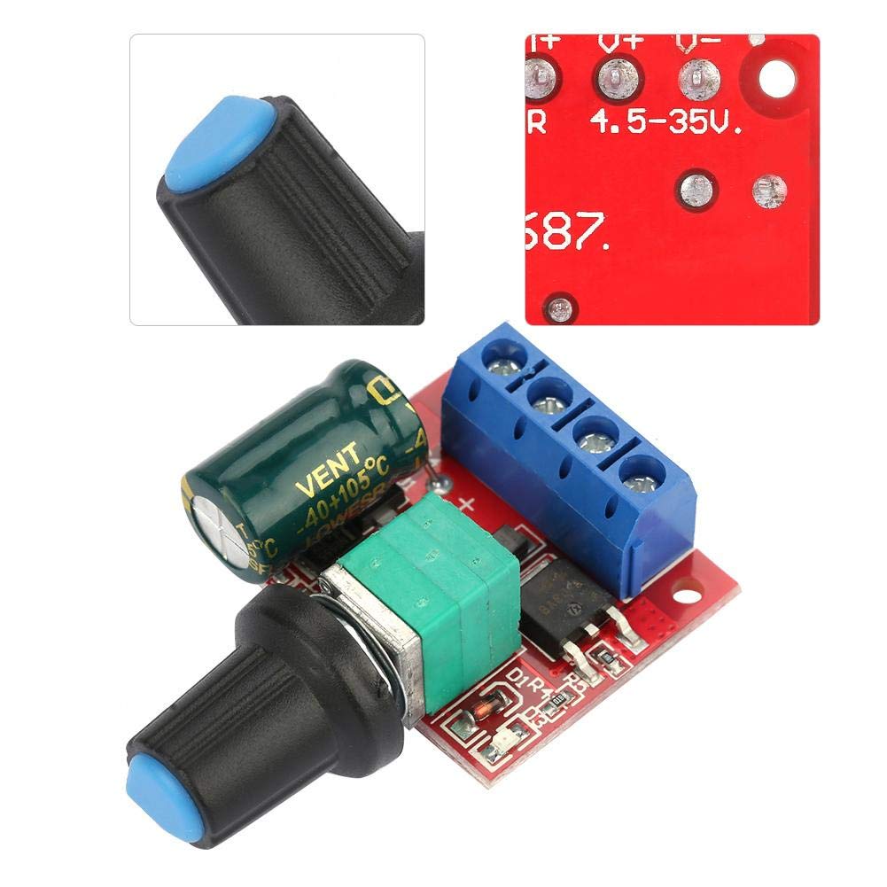 5V28V 5A AC Gear Motor PWM DC Motor Speed Control Switch Controller