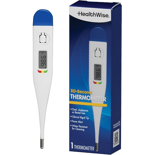 12-Pack Flexible Tip Digital Thermometers - Oral, Rectal, Underarm Use, Fahrenheit/Celsius, Waterproof