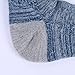 EnerWear 4 Pack Women's Merino Wool Outdoor Hiking Trail Crew Sock (US, Numeric, 9, 11, Regular, Regular, Black/Blue/Multi)