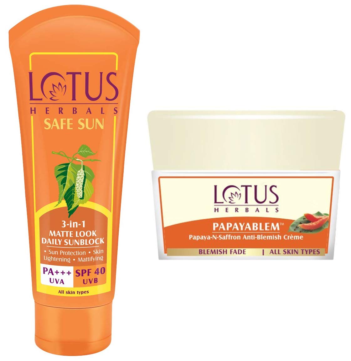 lotus papaya anti blemish cream
