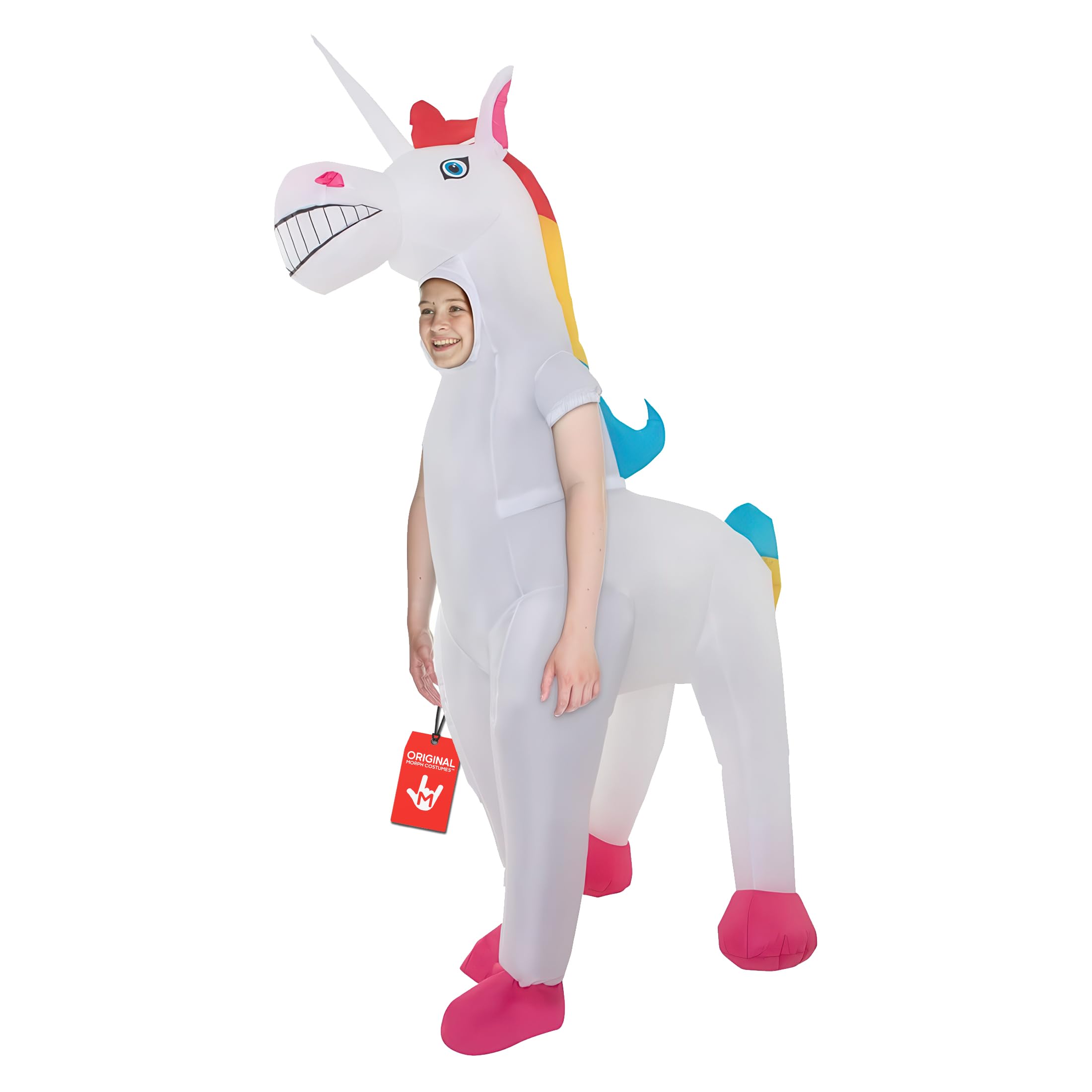 Morph MCKGIUN Costume, Boys, Giant Unicorn Kids, One Size
