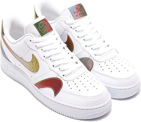 Amazon ナイキ エア フォース 1 07 Lv8 Air Force 1 07 Lv8 ホワイト ホワイト マルチカラー Ck7214 101 日本国内正規品 Nike ナイキ スニーカー