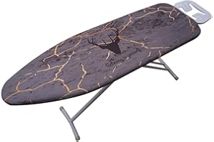 Ironing Board Cover, Thick Padding Heat Reflective Ironing Board Covers, Fits Large & Extra Large Size Iron Boards, 52 x 20 I
