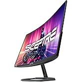 Sceptre Curved 32-Inch Gaming Monitor, 1920 × 1080, Up to 240+Hz, 1ms, 110% sRGB, AMD FreeSync Premium, Built-in Speakers, HDMI DisplayPort, Machine Black (C325B-FWD240 Series)