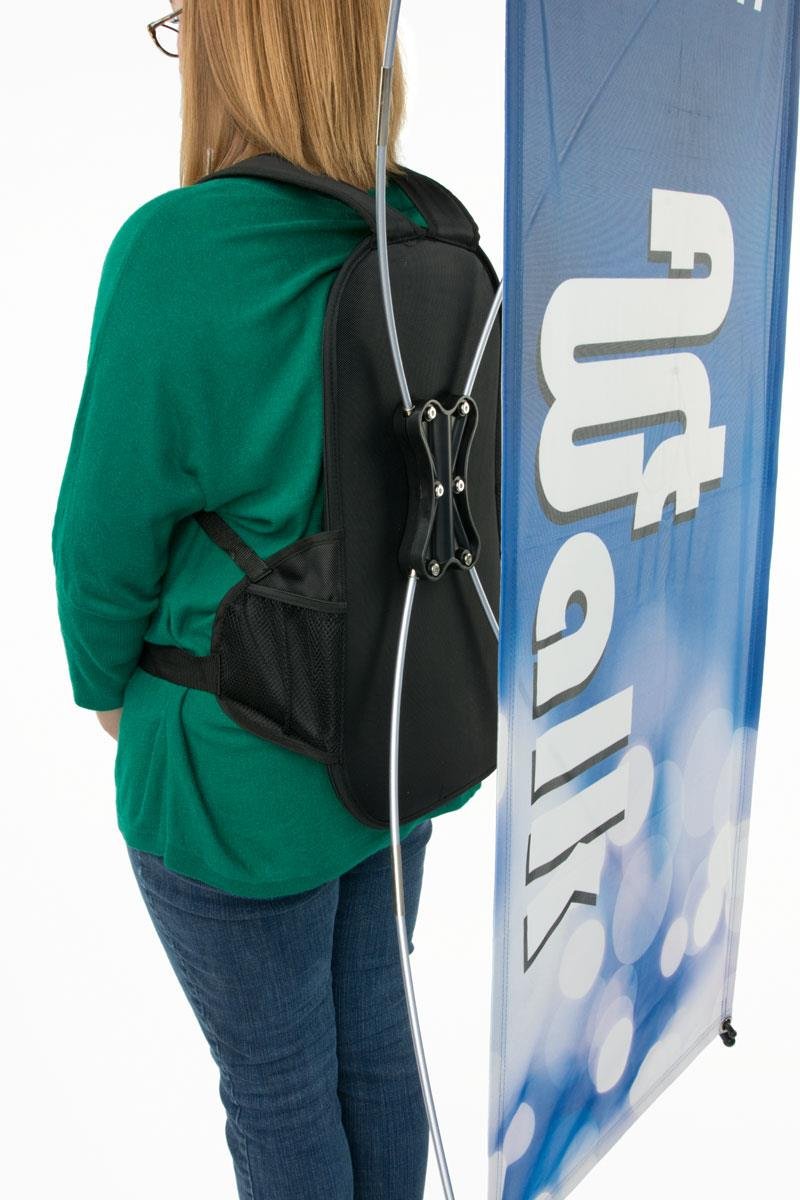 Human Billboard Backpack Banner Display For 17 32 X 44 88 Inch