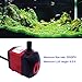 COODIA 320GPH (1200L/H) Aquarium Submersible Pump 25W 6.5ft High Lift Fountain Water Pump For Aquarium, Fish Tank, Pond, Hydroponics and Graden Sparying with 5.9ft (1.8M) Power Cord, 2 Nozzles