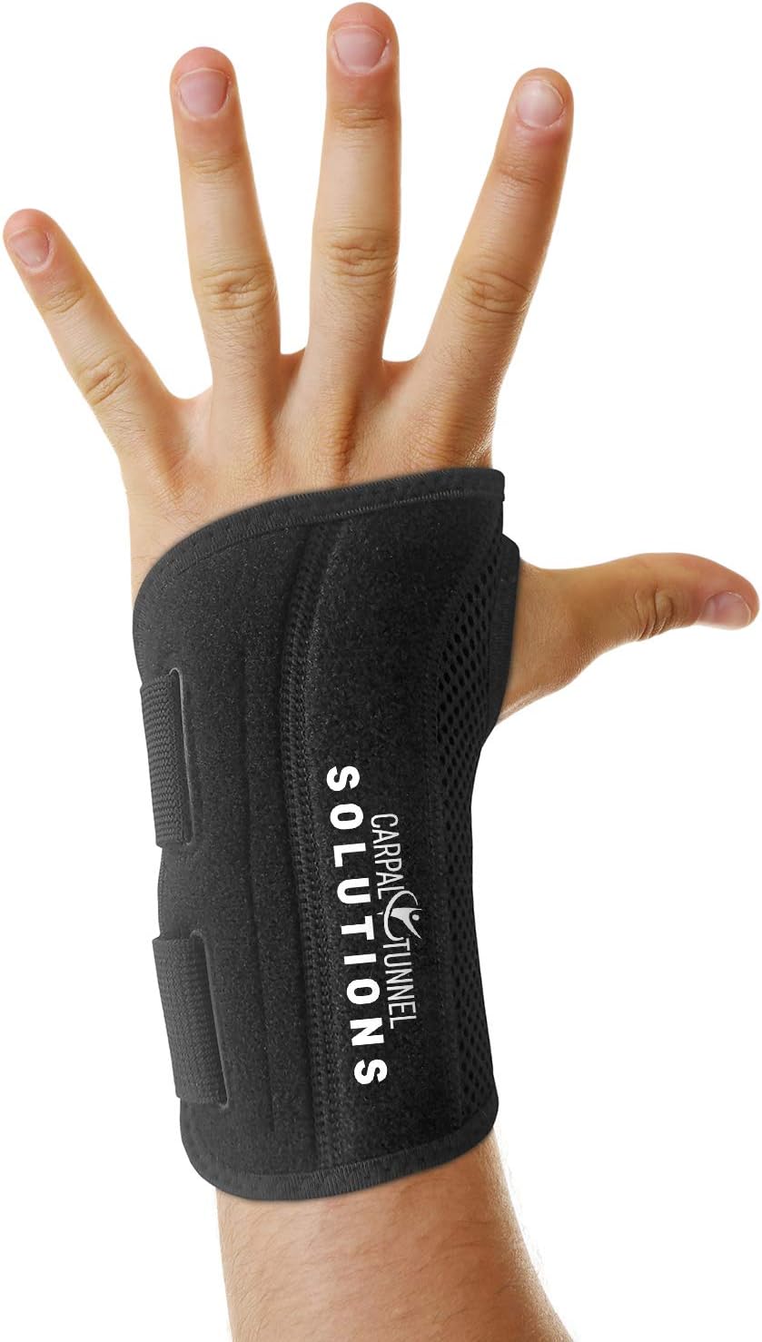 Carpal Tunnel Wrist Brace for Men and Women - Day and Night Therapy Support Splint for Relief of Arthritis, Wrists, Arm, Thumb and Hand Pain - Adjustable Straps (Right Hand - Large/XL): Health & Personal Care