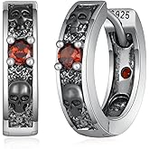 Gothic Earrings for Women 925 Sterling Silver Skull Earrings Goth Earrings Gothic Jewelry Gifts for Women Men