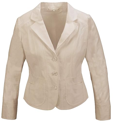 Rock Creek Damen Leinen Blazer Business Jacke D-420