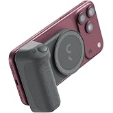ShiftCam SnapGrip Pro Phone Camera Grip, Qi2 Magnetic Power Bank, Midnight | DSLR-Style Grip, Wireless Shutter, 20W USB-C PD, Rotating Mount, Magnetic Charging, Tabletop Dock