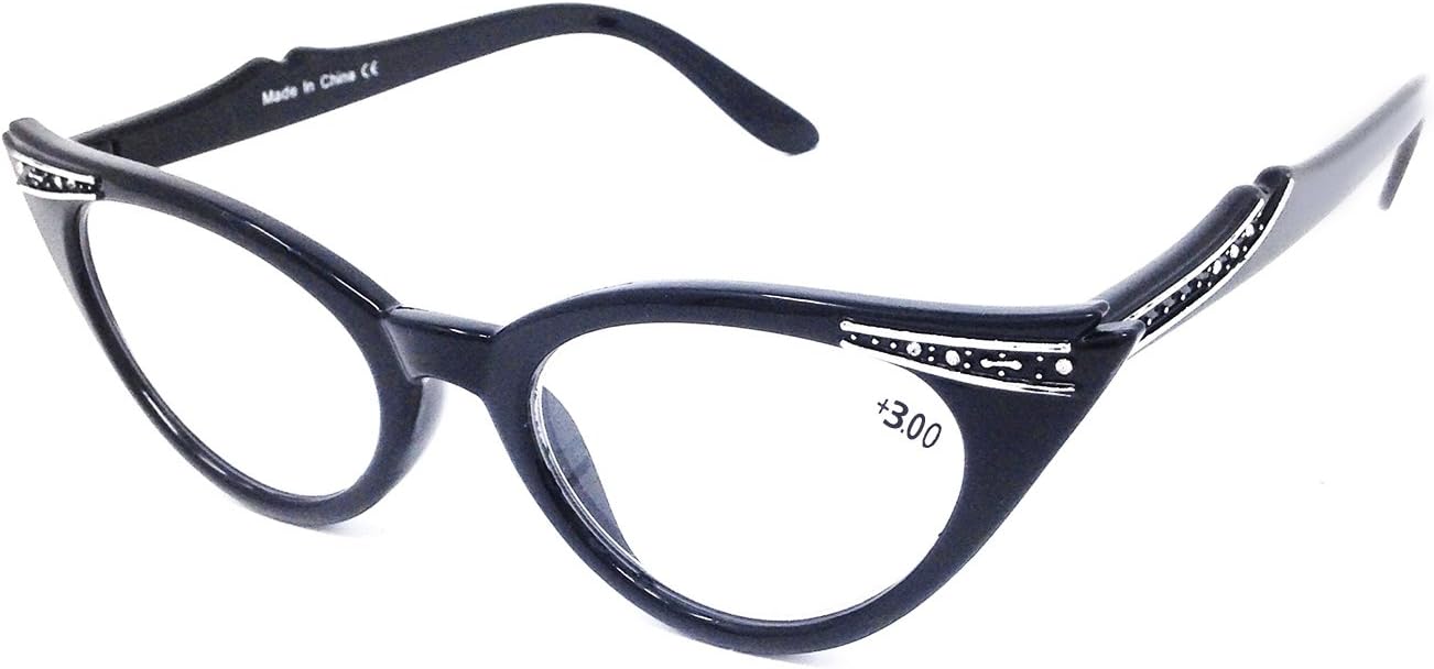 Women Retro Style Reading Glasses Clear Lens Vintage Eyewear Spectacles Frame