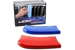 iJDMTOY Exact Fit ///M-Colored Grille Insert Trims Compatible With 2014-2018 BMW F15 X5 and 2015-2016 BMW F16 X6 (Does not fi