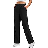 BMJL Womens Black Travel Hiking Pants Work Dress Business Causal Pants Wide Leg Lightweight Fall Trousers