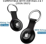 ColorCoral AirTag Holder Case Silicone Sleeve Black for AirTags 2026/2021 view 2