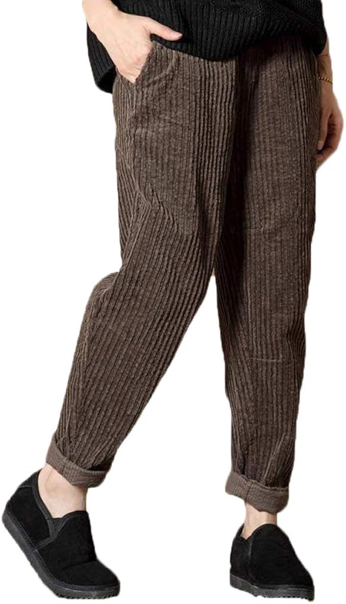 corduroy trousers womens high waisted