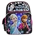 New Disney Frozen Elsa & Anna Snow Print 14 Inches Backpack