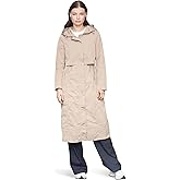 Avec Les Filles womens Hooded Anorak Maxi Coat