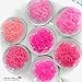 Pinky Pink Shades - 100 Grooming Bands Non Latex Top Knot Bands - Small TPU Elastics for Hair Styling Maltese, Puppiies, Yorkies, Shih-Tzu's (Princess Pink p3)