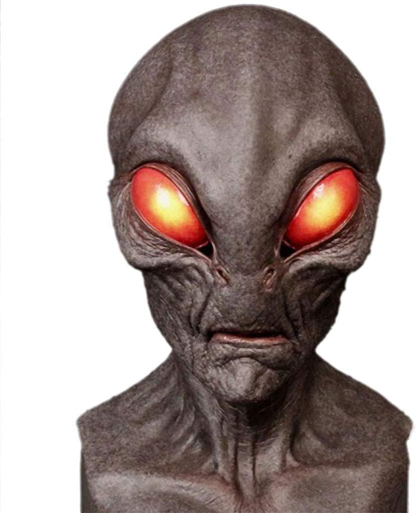 Kariwell Halloween Costume Alien Overhead Mask Scary