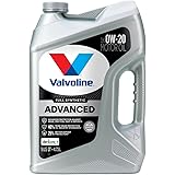 Valvoline Advanced Full Synthetic SAE 0W-20 Motor Oil 5 QT