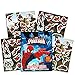 Superhero Party Favors Jumbo Sticker Set -- 12 Sheets of Marvel Spider-Man: Into The Spider-Verse Stickers with Bonus Spiderman Stickers (300+ Stickers Total) (Marvel Stickers and Party Supplies)