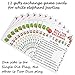 90shine Christmas Game White Elephant Gift Exchange Xmas Holiday Party Decoration Supplies