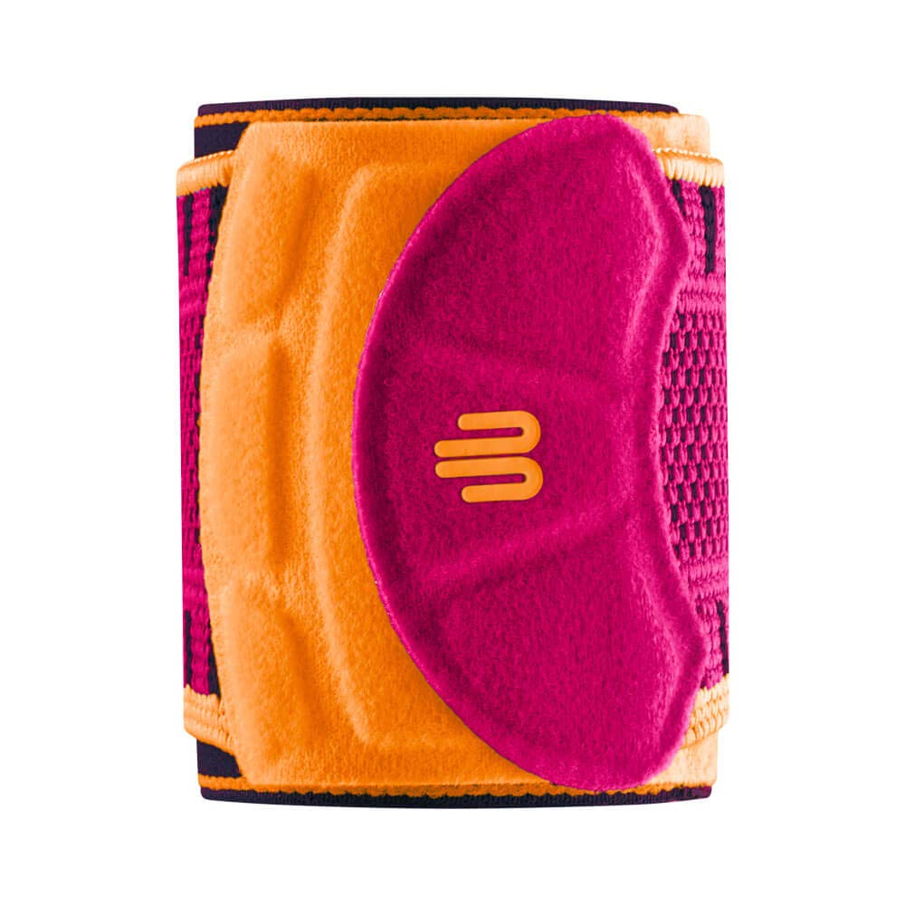 BAUERFEIND, 1 Unisex Sports Wristband, Left/Right Wrist, For Training and Competition, Size: S/M, Pink, 11459471950011