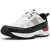 FitVille Wide Tennis Shoes for Men Pickleball Shoes Lightweight Breathable All Court Athletic Shoes with Arch Support & Wide Toe Box