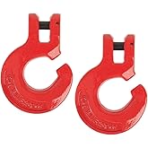 Mytee Products 3/8" Logging Chain Choker Hook G80 3.15 Tons 6900 Lbs WLL (2 Pack)