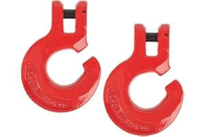 Mytee Products 3/8" Logging Chain Choker Hook G80 3.15 Tons 6900 Lbs WLL (2 Pack)