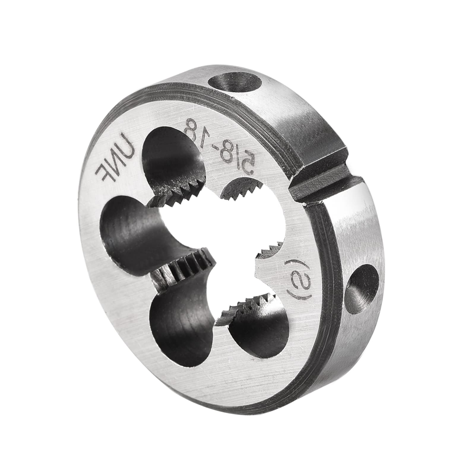 CoCud Round Threading Dies, 5/8-18 UNF Thread, 9SiCr Alloy Tool Steel Screw Milling Tools - (Applications: for Machine Thread Repair), 1-Piece