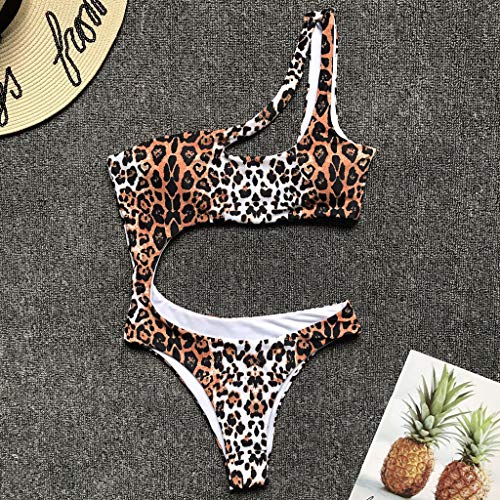 image for Masun Ladies Sexy Pure Color Navel Exposed Jumpsuit Beach Swimsuit Wom